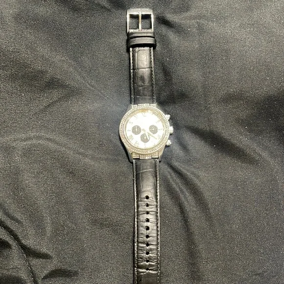 MICHAEL Michael Kors | Accessories | Mk Black Leather Band  display picture 1